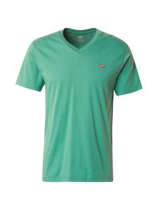 Рубашка LEVI'S  Housemark V-Neck Tee, изумрудный