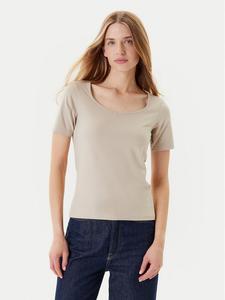 Облегающая футболка 3FJHD401P United Colors Of Benetton, бежевый