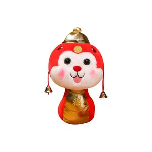 Мягкая игрушка змейка с монеткой, мультяшная, 30 см Mise