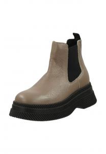 Ботильоны из кожи/текстиля Steve Madden, бежевый