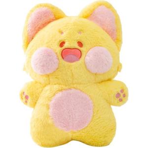 Плюшевая кукла doodoo meow 40 см высотой IDOR, ярко-желтый