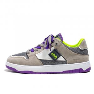 HUANAI Низкие скейтерские кроссовки мужские серо-фиолетовые, цвет Gray Purple