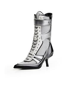 Ботильоны на шнуровке Bershka, Mixed Colors