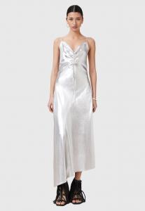 Платье ALEXIA AllSaints, серебряный