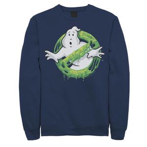 Мужской зеленый свитшот с логотипом Ghostbusters Slime Ghost Licensed Character
