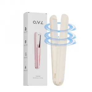 Утюжок для завивки и выпрямления волос Curling And Straightening Dual Use Portable, для домашнего использования WXJB 501 OVL, желтый