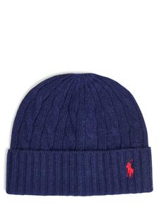 Шапка Polo Ralph Lauren, темно-синий