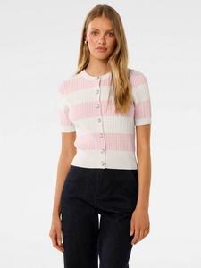 Топ Annika с полосками и косой вязкой Forever New, Pink