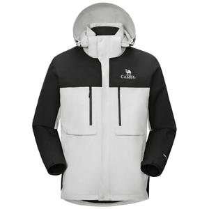 Ветровка All weather Hiking Waterproof And Windproof для мужчин CAMEL, warm белый/phantom черный