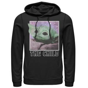 Мужская толстовка с капюшоном «Звездные войны», «Мандалорец, ребенок, галактика, взгляд звезды» Star Wars