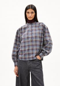 Блуза ARMEDANGELS EFINARAA CHECK, Dark Cranberry-Nightshadow/Berry