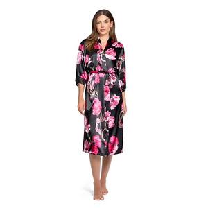 Женский миди-халат с цветочным принтом Lilac+London