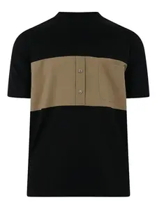 Футболка с панелями YES LONDON, черный