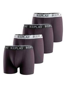 Боксерские трусы Replay, черный/белый