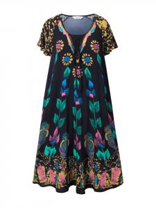 Платье до колена MIAMODA, черный