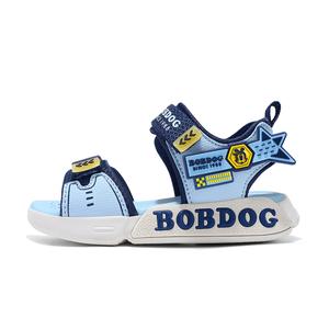 Детские сандалии с низким верхом, противоскользящие, с амортизацией, устойчивые к истиранию и ударам BOBDOG, синий