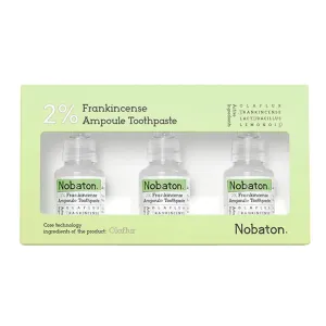 Зубная паста с 1% альфа-гидроксикислотами для очистки и свежести дыхания 35г*3 шт/уп Nobaton