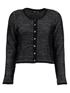 Кардиган OS-Trachten Strickjacke Qoriva, цвет schwarz-anthrazit