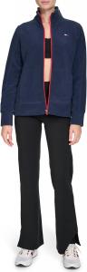 Женская флисовая куртка Tommy Hilfiger с воротником-стойкой и застежкой-молнией, Navy