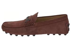 Замшевые лоферы Gommino Double T Tod'S, original shoe box included