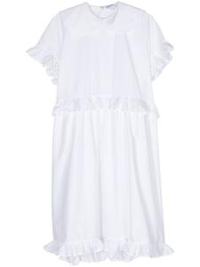 Ioana Ciolacu платье Dahlia с оборками, белый