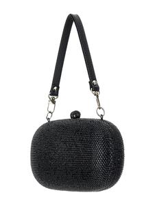 Клатч POCHETTE LUNA STRASS Monnalisa, черный