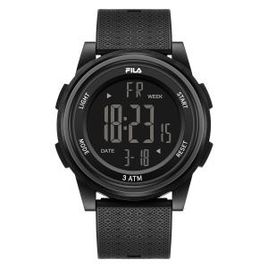 FILA Наручные часы электронный механизм пластиковый корпус минеральное стекло ремешок 49 мм серый циферблат унисекс