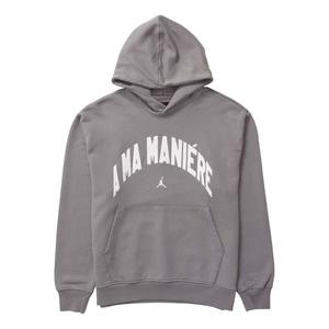 Худи Air Jordan x A Ma Maniere Hoodie 'Flat Pewter', серый