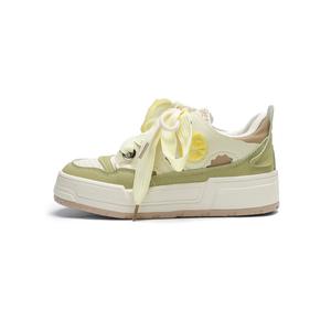 Кроссовки Forever 21 Skateboarding Shoes Women's Low-top, цвет Lemon