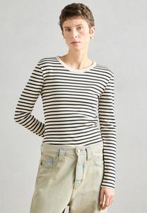 Топ Marc O'Polo CREW NECK STRIPED, Black