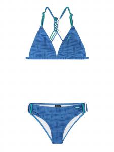 PROTEST Бикини Triangle 'PRTFimkes JR' в крапчатом синем цвете