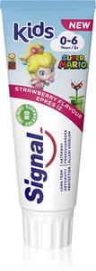 Детская клубничная зубная паста для детей Signal, 75 мл