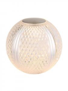 Настольная светодиодная лампа "Аида" в прозрачном исполнении - (В)11,2 x Ø 12 см