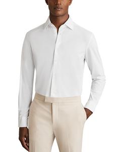 Путешественник Voyager Slim Fit Travel Shirt REISS, белый
