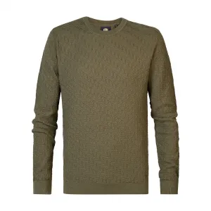 Свитер Petrol Industries M-3040-KWR232, зеленый