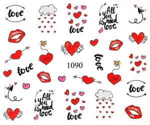 Водные наклейки для ногтей - №1090, Raisin