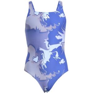 Купальник в стиле тай-дай с V-образным вырезом на спине Adidas, мультиколор