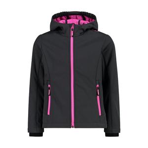 Куртка софтшелл CMP для девочек с фиксированным капюшоном 3A29385N