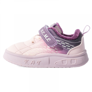 Нескользящие теплые и износостойкие низкие туфли для малышей. Для младенцев и малышей. Bradmiller, фиолетовый/розовый