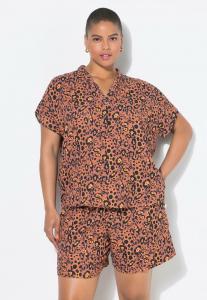 Блуза Studio Untold LEO, Fawn Brown/Brown