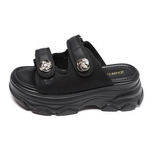 ZHR Тихие абразивостойкие слайдеры женские - черные, цвет Black