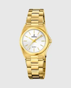 Женские часы F20557/2 Acero Classico из золотой стали Festina, золотой