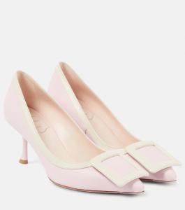 Кожаные туфли viv' in the city Roger Vivier, розовый