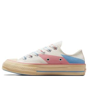 Кроссовки chuck 70 low 'beige pink blue abstract' Converse, бежевый