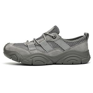 Kung Fu partners Амортизирующие, износостойкие, влагоотводящие низкие повседневные кроссовки мужские серые, цвет Gray