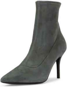 Женские классические ботильоны Maiyang с заостренным носком, тянущиеся, на высоком тонком каблуке, элегантные, на осень и зиму, для вечеринок и повседневной носки, размер 4-16 US, Dim Grey Suede