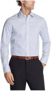 Мужская однотонная рубашка на пуговицах Tommy Hilfiger, Blue River