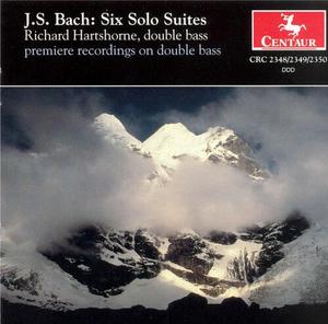 CD диск Bach / Hartshorne, Richard: Six Cello Stes [Arranged for Double Bass]