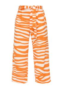 Широкие брюки со складкой спереди s.Oliver, оранжевый