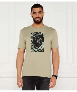 Футболка te_animali Regular fit Boss Orange, зеленый